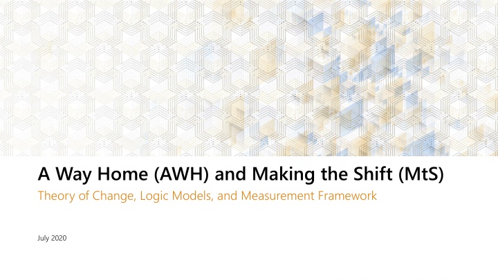 Refining AWH and MtS Theory of Change