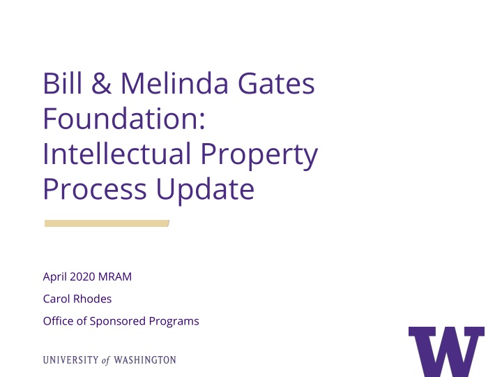 bill melinda gates foundation intellectual n.w