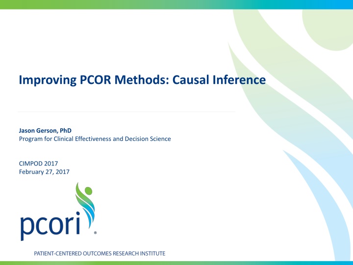 Enhancing PCOR Methods for Improved Healthcare Outcomes