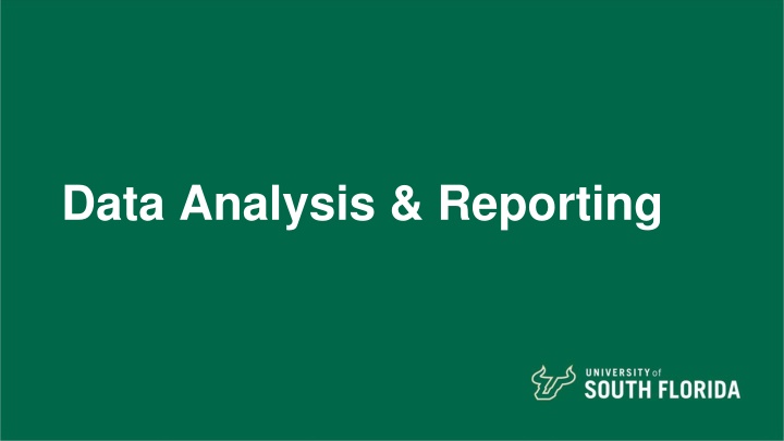 data analysis reporting n.w