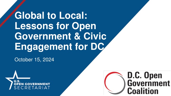 Lessons for Open Government & Civic Engagement in DC
