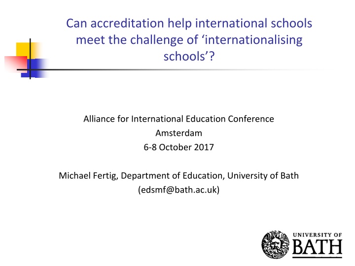 Accreditation in International Education