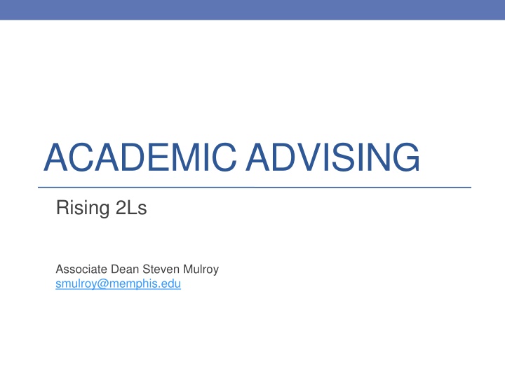 academic advising n.w