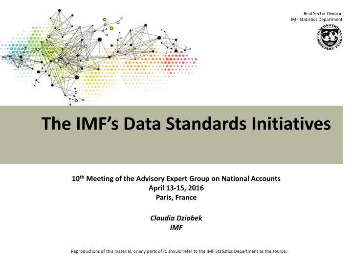 IMF Data Standards Initiatives Overview