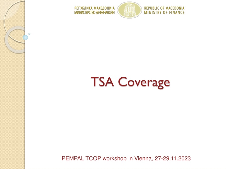 Overview of North Macedonia's Treasury Authority and Legislative Framework