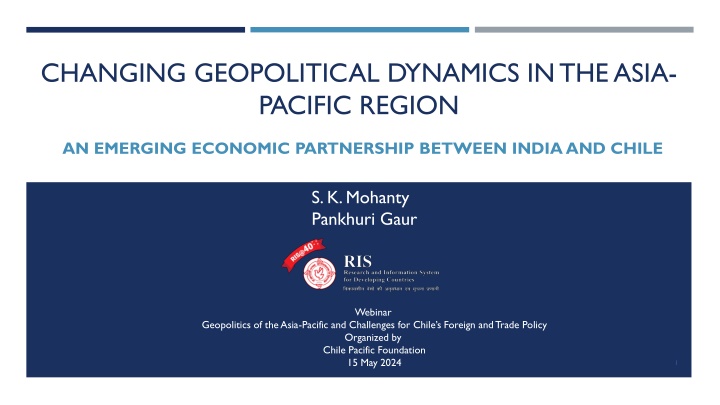 changing geopolitical dynamics in the asia n.w