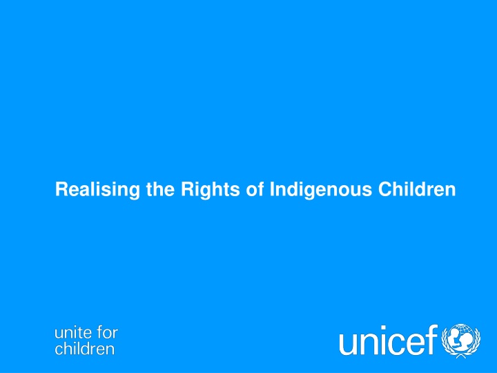 realising the rights of indigenous children n.w