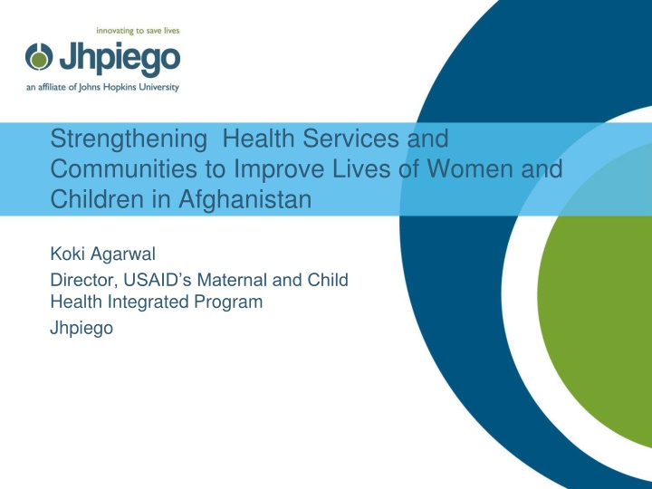 Strengthening Health Services for Women and Children in Afghanistan