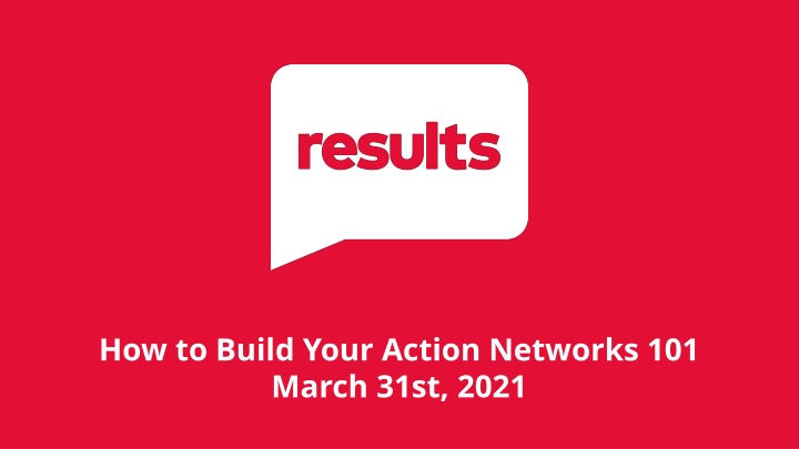 Building Your Action Networks for Effective Advocacy
