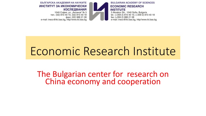 economic research institute n.w