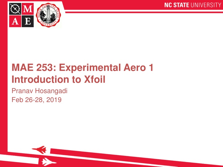 mae 253 experimental aero 1 introduction to xfoil n.w