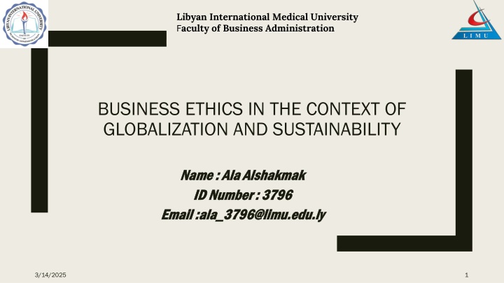 libyan international medical university f aculty n.w