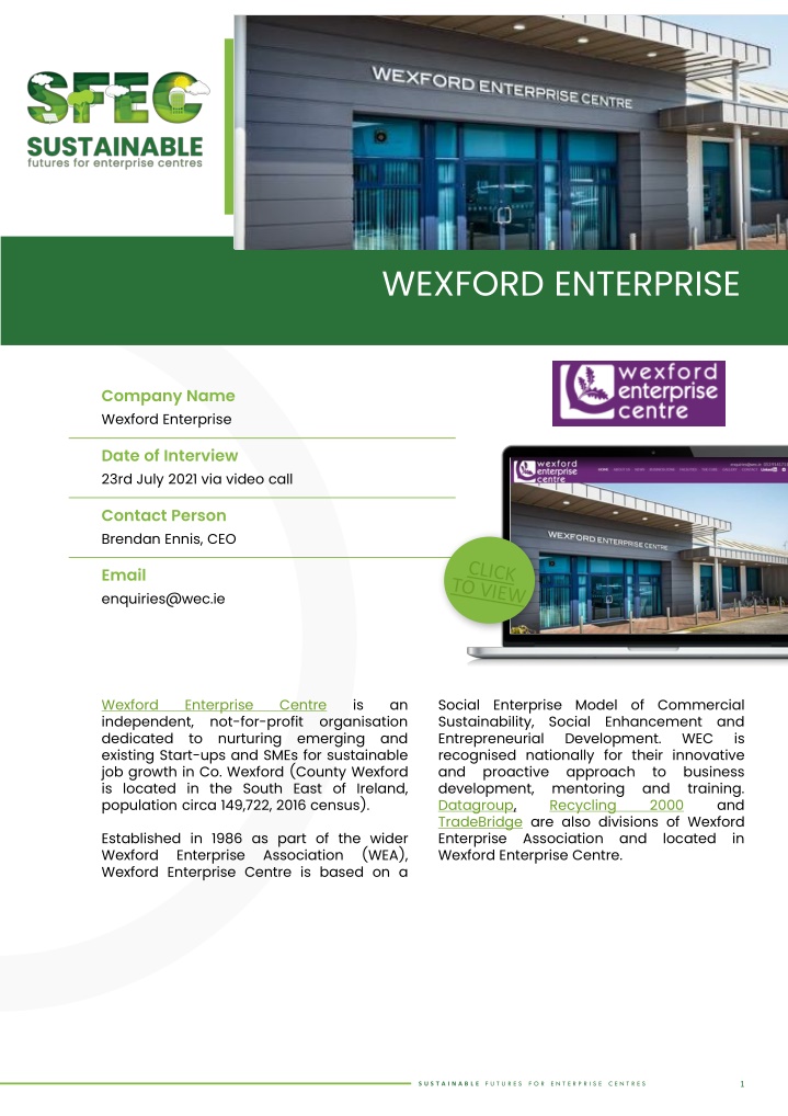 wexford enterprise n.w