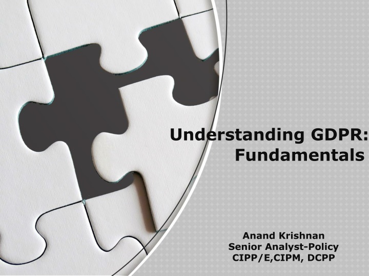 understanding gdpr fundamentals n.w