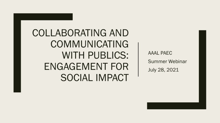Collaborating for Social Impact: Real-world Strategies and Challenges