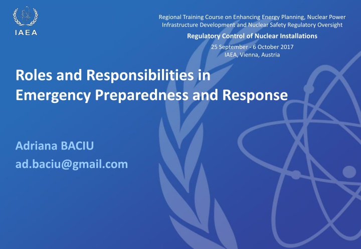 regional training course on enhancing energy n.w