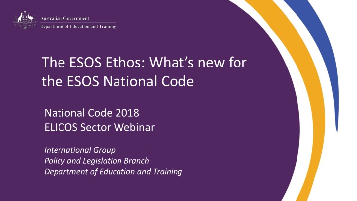 Modernizing the National Code for Education Sector