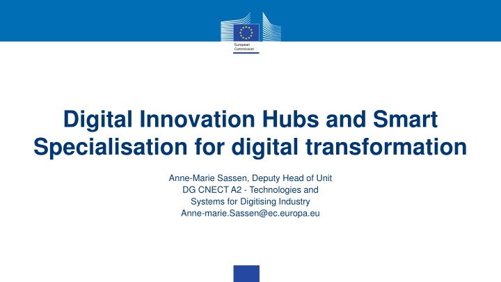 Digital Innovation Hubs and Smart Specialisation for Transformation