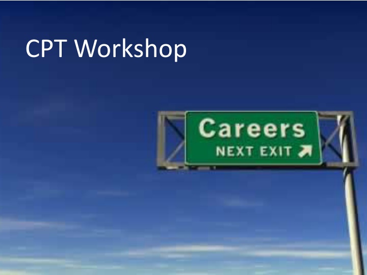 cpt workshop n.w
