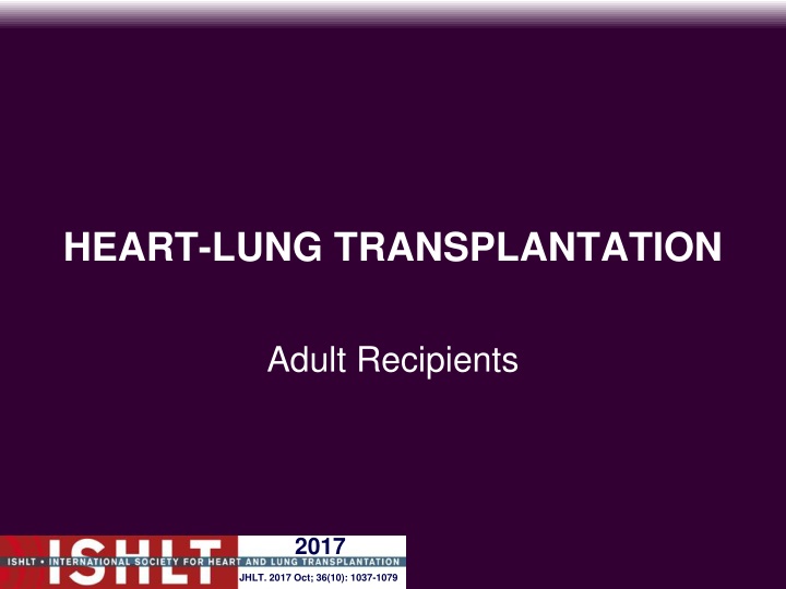 heart lung transplantation n.w