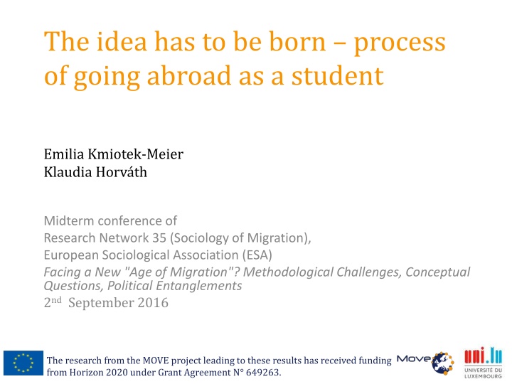 Student Mobility Research Network: Challenges and Insights