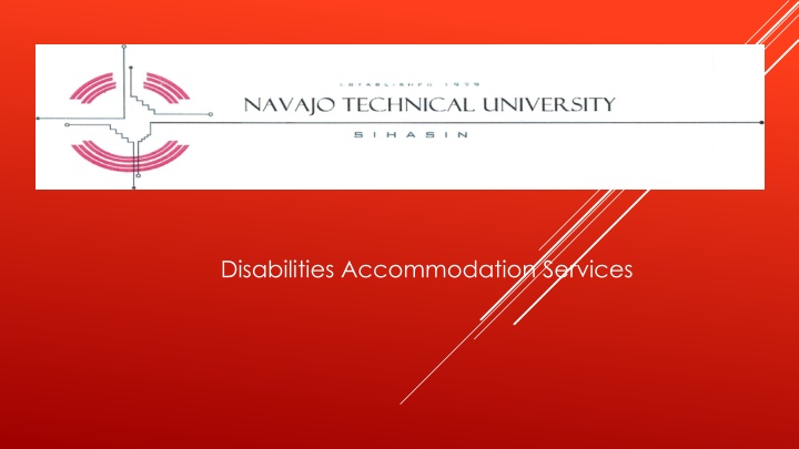 Navajo Technical University Disabilities Accommodation Services