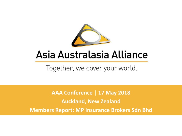 AAA Conference Members Report in Malaysia