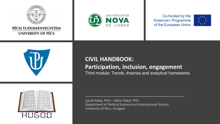 Participation, Inclusion, Engagement: Trends, Theories, and Analytical Frameworks