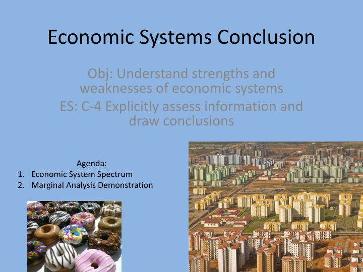 Assessing Economic Systems Strengths and Weaknesses