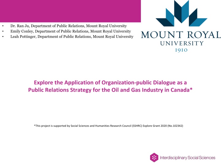dr ran ju department of public relations mount n.w