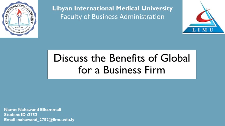 libyan international medical university faculty n.w