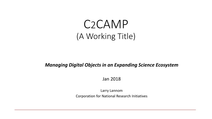 Managing Digital Objects in an Expanding Science Ecosystem