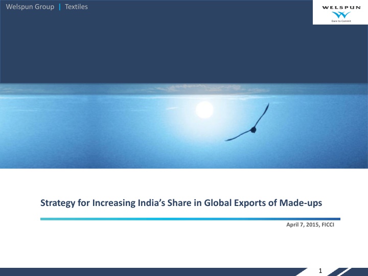 Welspun Group Textiles - Strategy for Global Exports