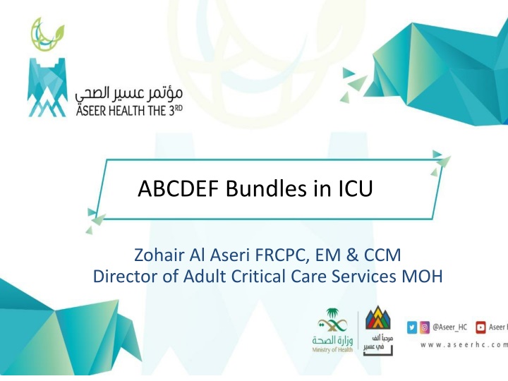 ABCDEF Bundles in ICU: Improving Patient Care and Safety