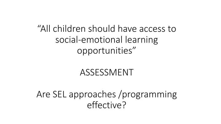 all children should have access to social n.w