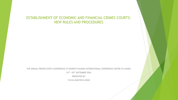 establishment of economic and financial crimes n.w