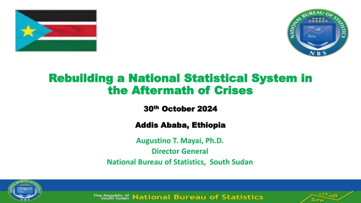 Restoring National Statistical System After Crises in South Sudan
