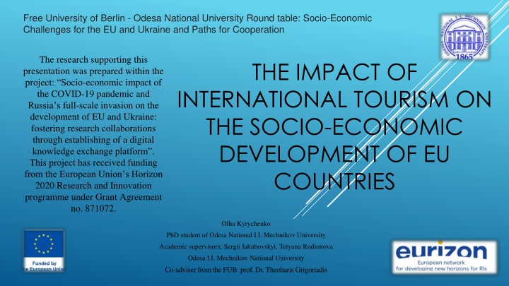 International Tourism's Socio-Economic Impact on EU Countries