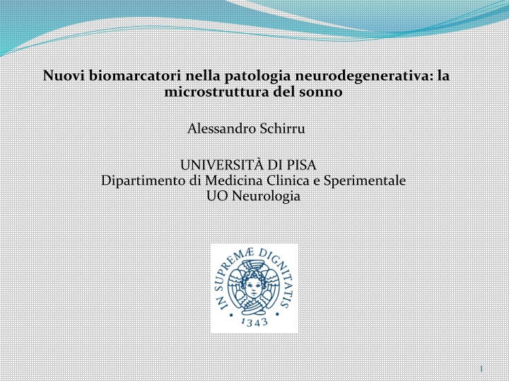 New Biomarkers in Neurodegenerative Pathology: Sleep Microstructure