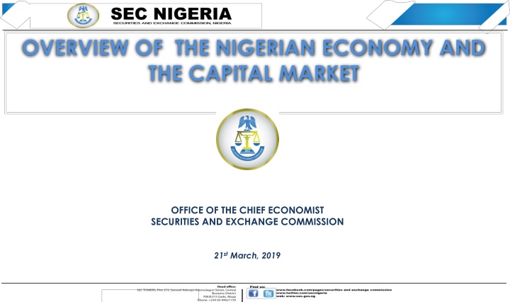 overview of the nigerian economy and the capital n.w