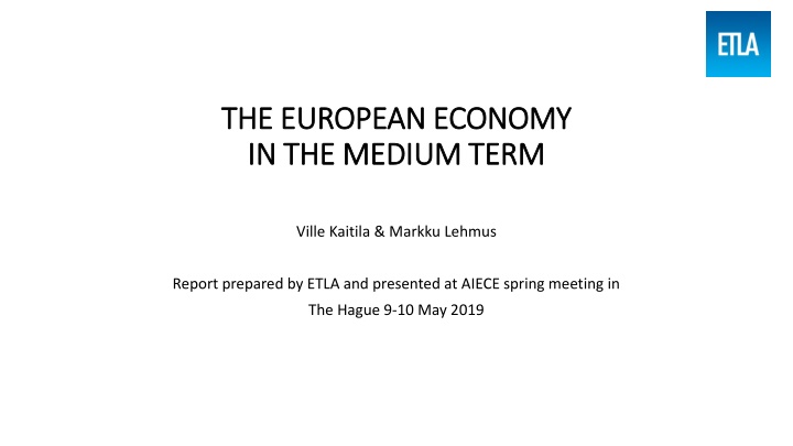 the european economy the european economy n.w