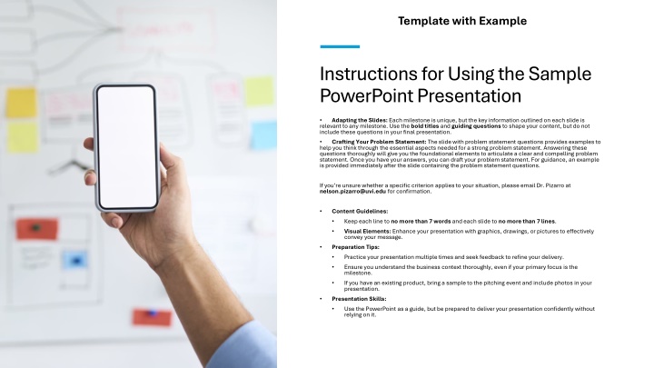 template with example n.w