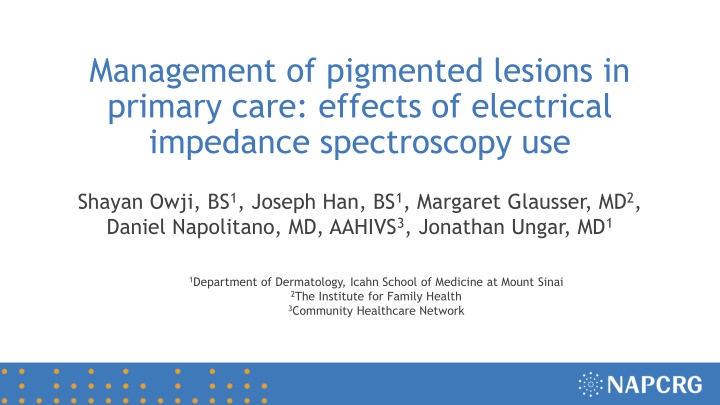 management of pigmented lesions in primary care n.w