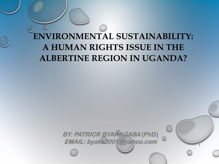 environmental sustainability a human rights issue n.w