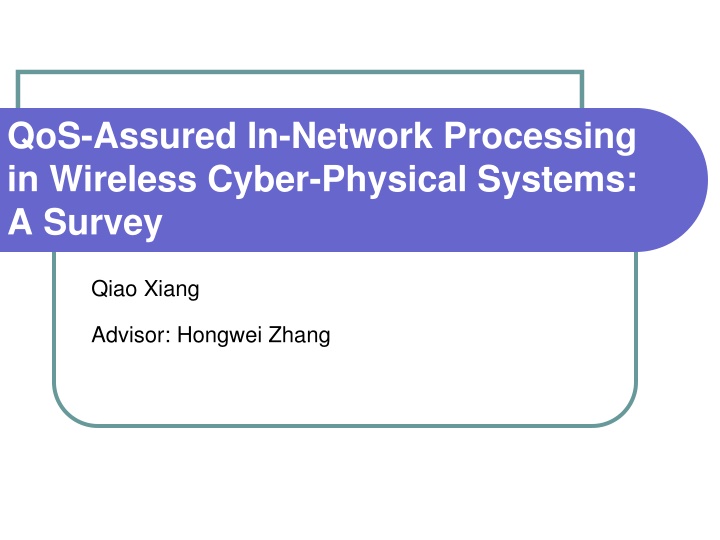 qos assured in network processing in wireless n.w
