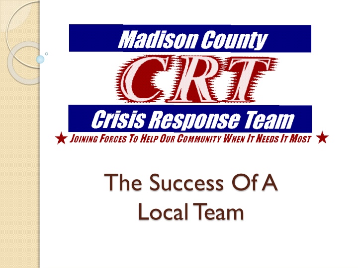 Local Team's Success Story