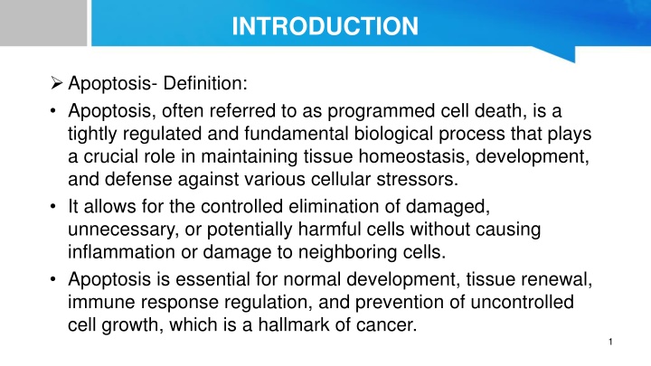 Apoptosis Mechanism and Pathways