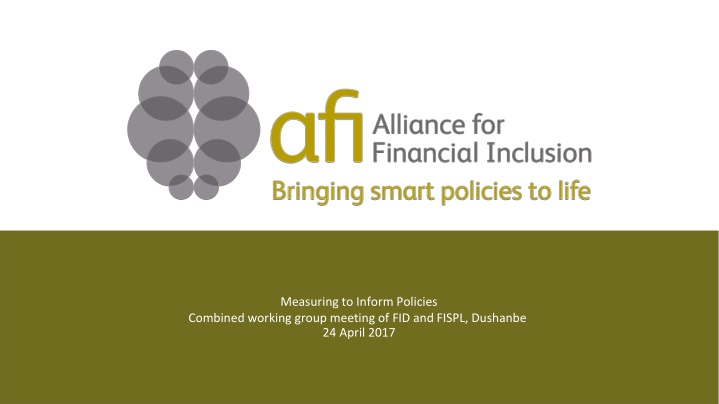 measuring to inform policies n.w