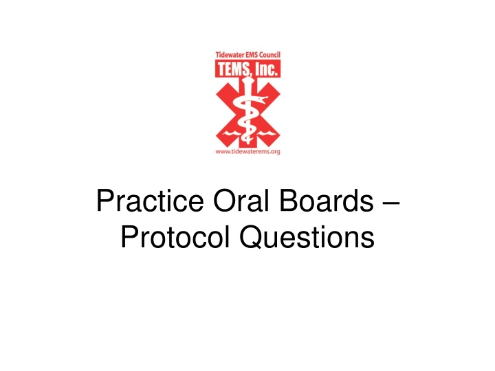 practice oral boards protocol questions n.w