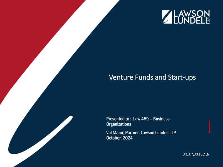 Venture Funds and Start-ups: Capitalization, Structures, Ecosystem, Funding, Alignment